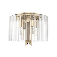 Gatz 4-Light Flush Mount in Alturas Gold