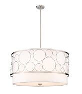 Z-Lite Kendall 5-Light Pendant Light In Brushed Nickel