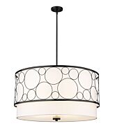 Z-Lite Kendall 5-Light Pendant Light In Matte Black