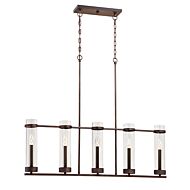 Millennium Lighting Milan 5 Light Island in Rubbed Bronze