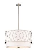 Z-Lite Dalton 4-Light Pendant Light In Brushed Nickel