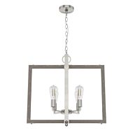 Woodburn 4-Light Pendant in Brushed Nickel