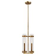 Millennium Lighting Milan 2 Light Mini Pendant in Vintage Gold