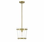 Ventari 1-Light Pendant in Warm Brass