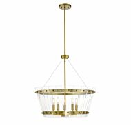 Ventari 5-Light Pendant in Warm Brass