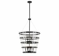 Ventari 8-Light Pendant in Matte Black