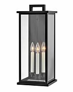 Hinkley Weymouth 3-Light Outdoor Light In Black