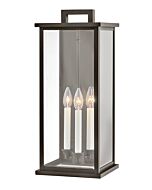 Hinkley Weymouth 3-Light Outdoor Light In Oil Rubbed Bronze