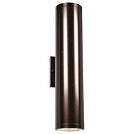 Access Sandpiper 2 Light 18 Inch Outdoor Wall Light in Bronze