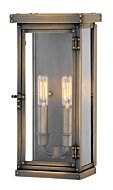 Hinkley Hamilton 2-Light Outdoor Light In Dark Antique Brass