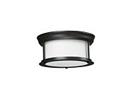 Z-Lite Sonna 2-Light Flush Mount Ceiling Light In Bronze