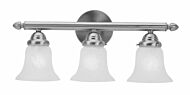 Neptune 3-Light Bathroom Vanity Light in Brushed Nickel