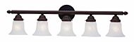 Neptune 5-Light Bathroom Vanity Light in Bronze