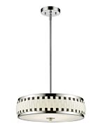 Z-Lite Sevier 4-Light Pendant Light In Chrome 