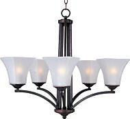 Maxim Lighting Aurora 5 Light Chandelier, Oil Rubbed Bronze