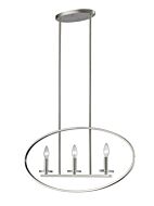 Z-Lite Verona 3-Light Pendant Light In Brushed Nickel