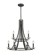 Z-Lite Verona 9-Light Chandelier In Bronze