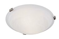 Oasis 3-Light Ceiling Mount in Brushed Nickel