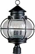 Portsmouth 3-Light Outdoor Pole with Post Lantern in Oil Rubbed Bronze