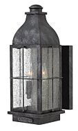 Hinkley Bingham 2-Light Outdoor Light In Greystone