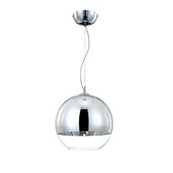 Eurofase Chromos 1 Light Pendant in Chrome