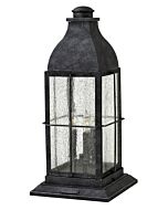 Hinkley Bingham 3-Light Outdoor Light In Greystone