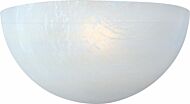 Essentials   20585 One Light Wall Sconce in White by Maxim