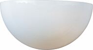 Essentials   20585 One Light Wall Sconce in White by Maxim