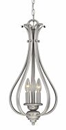 Monrovia 3-Light Pendant in Brushed Nickel