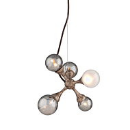 Corbett Element 5 Light Pendant Light in Vienna Bronze