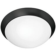 Cobalt 1-Light Flush Mount in Matte Black