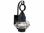 Chatham 1-Light Outdoor Wall Mount in Textured Black