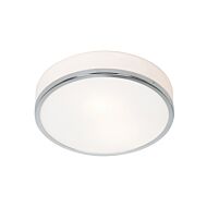 Aero LED Flush Mount in Brushed Steel by Access