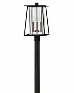 Hinkley Walker 3-Light Outdoor Light In Black