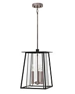 Hinkley Walker 3-Light Outdoor Light In Black