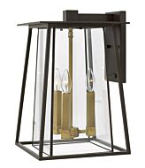 Hinkley Walker 3-Light Outdoor Light In Buckeye Bronze