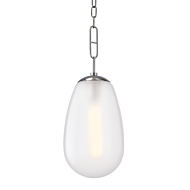 Hudson Valley Bruckner Pendant Light in Polished Nickel