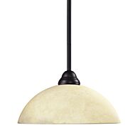 Z-Lite Cobra 1-Light Pendant Light In Bronze