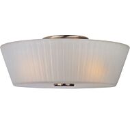 Maxim Lighting Finesse 13.25 Inch 3 Light Flush Mount in Satin Nickel