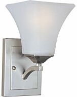 Aurora 1-Light Wall Sconce in Satin Nickel