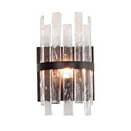 Warren One Light Wall Sconce in Dark Bronze by Maxim