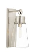 Z-Lite Wentworth 1-Light Wall Sconce In Brushed Nickel