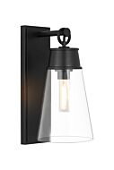 Z-Lite Wentworth 1-Light Wall Sconce In Matte Black