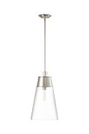 Z-Lite Wentworth 1-Light Pendant Light In Brushed Nickel