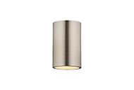 Z-Lite Harley 1-Light Flush Mount Ceiling Light In Brushed Nickel