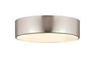 Z-Lite Harley 4-Light Flush Mount Ceiling Light In Brushed Nickel