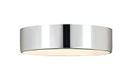 Z-Lite Harley 4-Light Flush Mount Ceiling Light In Chrome