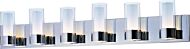 Maxim Lighting Silo 6 Light Bathroom Vanity Light in Polished Chrome