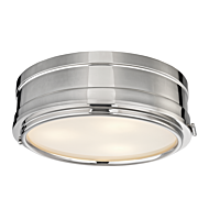 Hudson Valley Rye 3 Light Ceiling Light in Polished Nickel