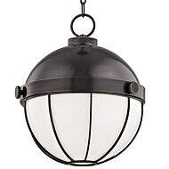 Hudson Valley Sumner 17 Inch Pendant Light in Old Bronze